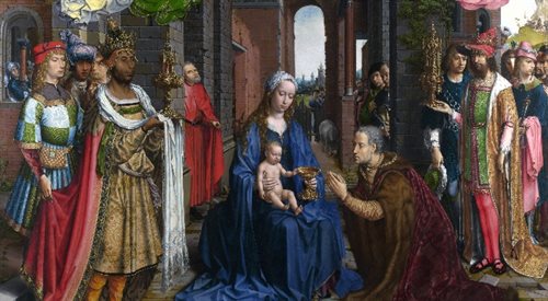 Pokłon Trzech Króli, obraz Jana Gossaerta