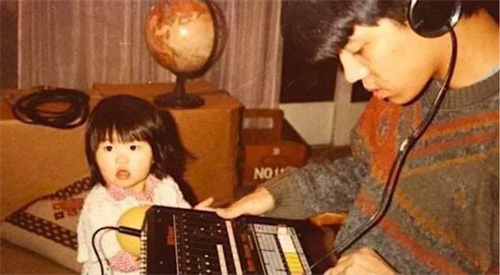 Ryuichi Sakamoto z córką Miu