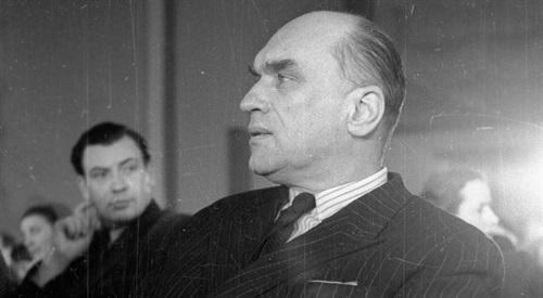 Przyjaźń Iwaszkiewicza i Michalaka przejawiała się w listach, portretach, wspólnych rozmowach, inspiracjach. N.z. Jarosław Iwaszkiewicz, rok 1949