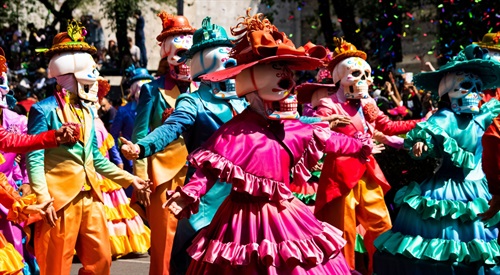 Meksykańskie Dia de los Muertos