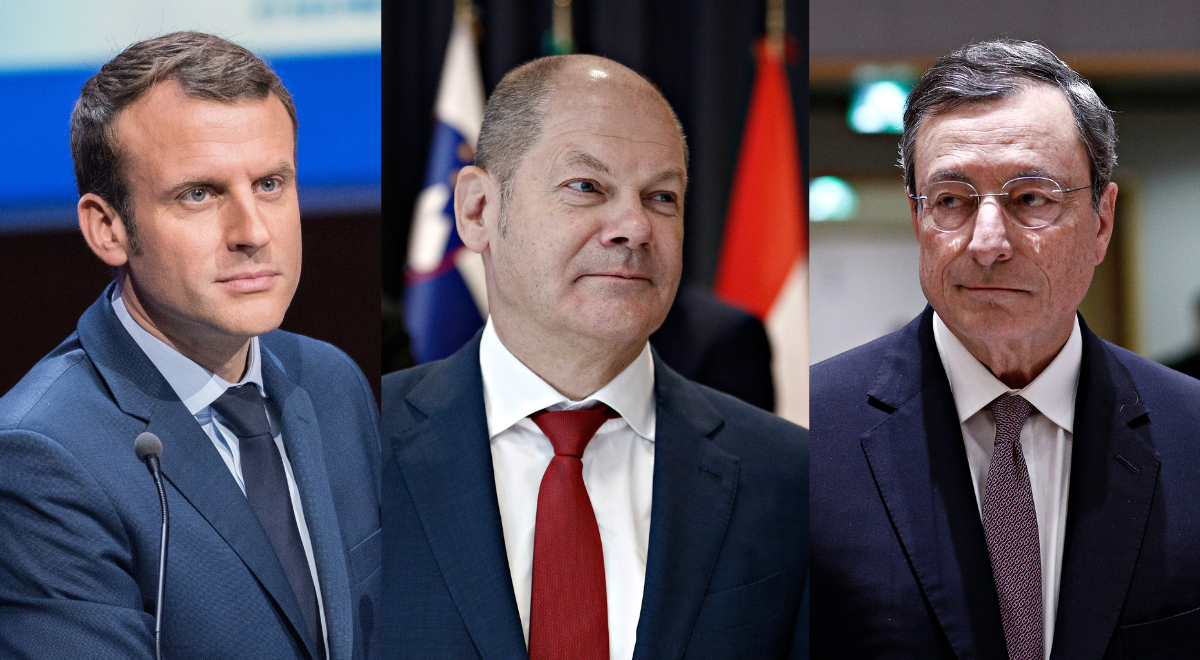 Emmanuel Macron, Olaf Scholz i Mario Draghi mają pojechać do Kijowa w czwartek